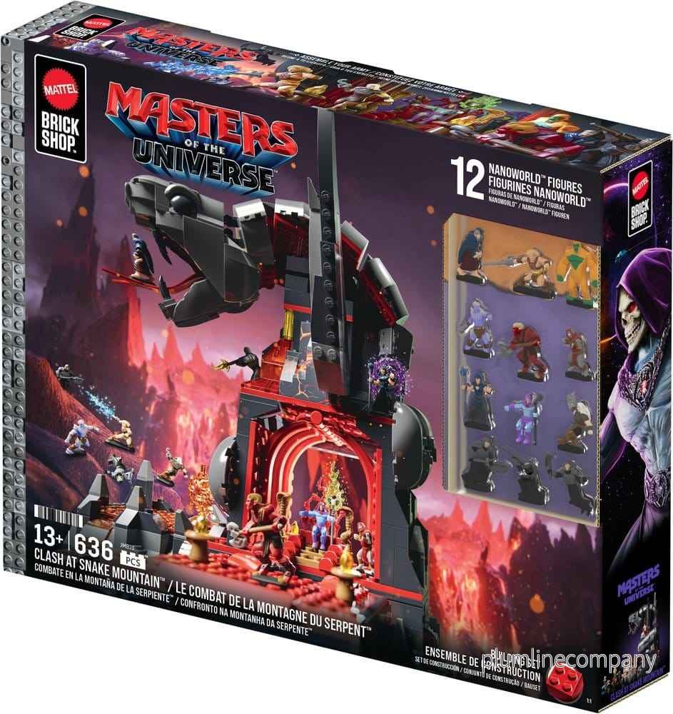 Masters of the Universe Mattel Brick Shop Byggsats Snake Mountain - Bild 2