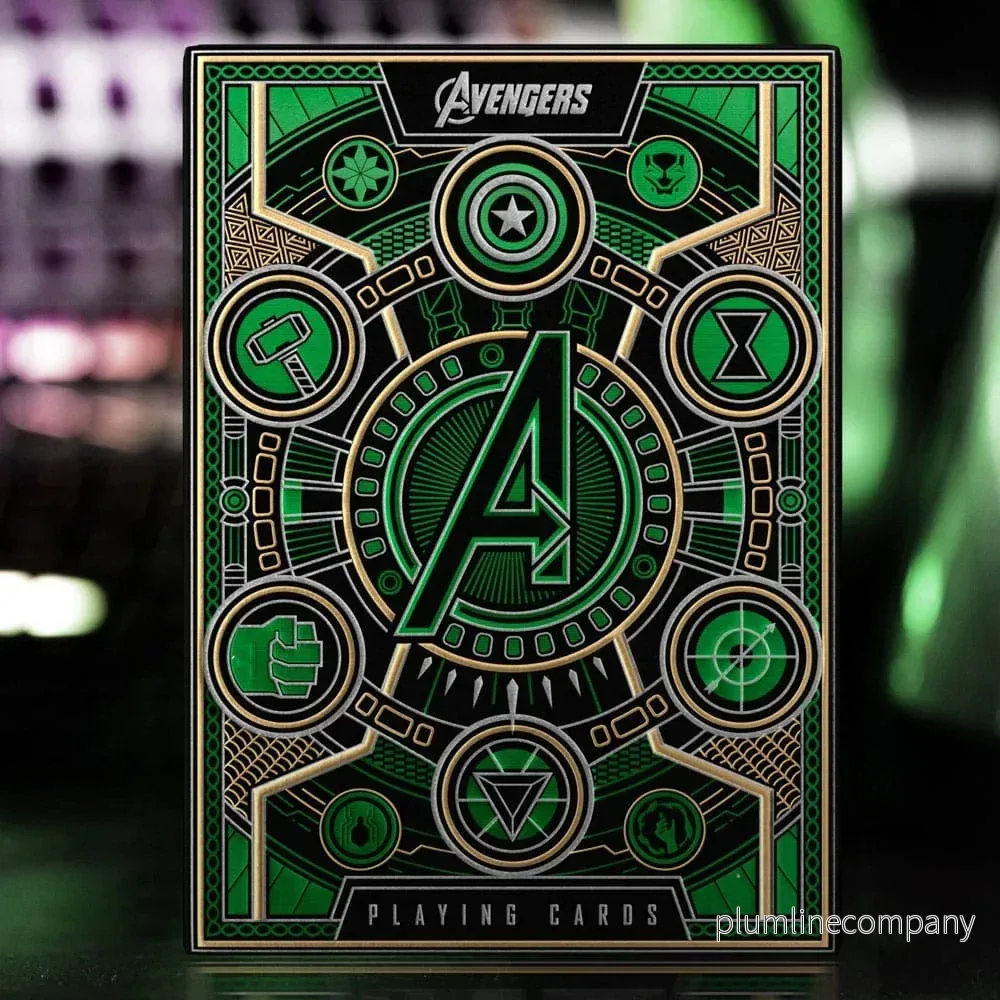 Avengers - The Infinity Saga Spelkort Grön Version