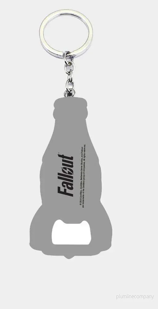 Fallout Nyckelring med Flasköppnare Nuka Cola-logga - Bild 3