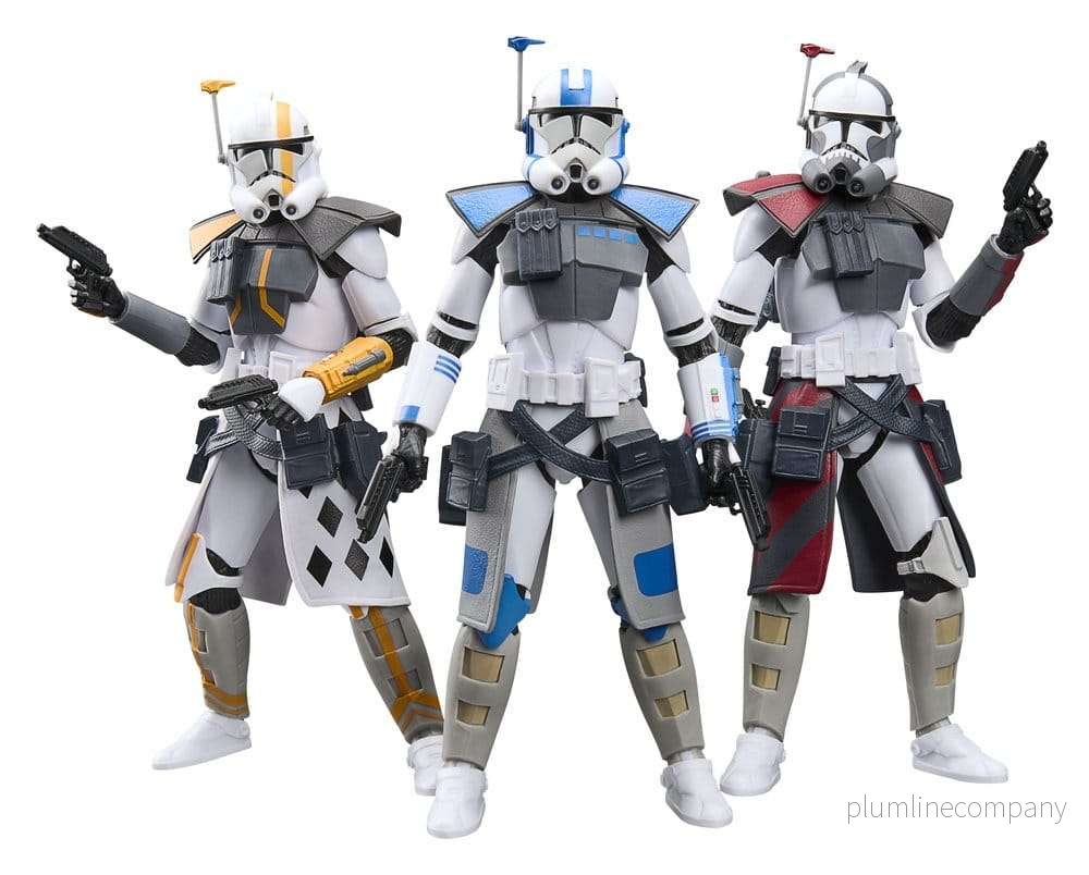 Star Wars: The Clone Wars Black Series Actionfigur 3-Pack ARC Trooper Havoc, Colt & Blitz 15 cm Star Wars: The Clone Wars Black Series Actionfigur 3-Pack ARC Trooper Havoc, Colt & Blitz 15 cm