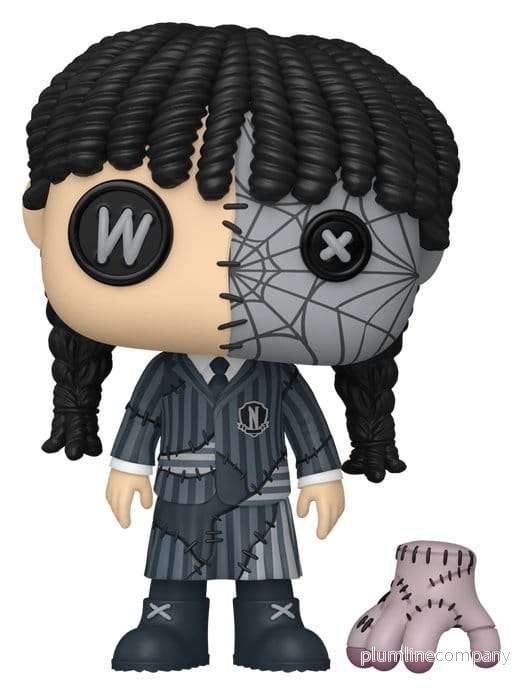 Wednesday POP! Television Vinyl Figure Patchwork: Wednesday with Thing 9 cm Wednesday POP! Television Vinyl Figure Patchwork: Wednesday with Thing 9 cm