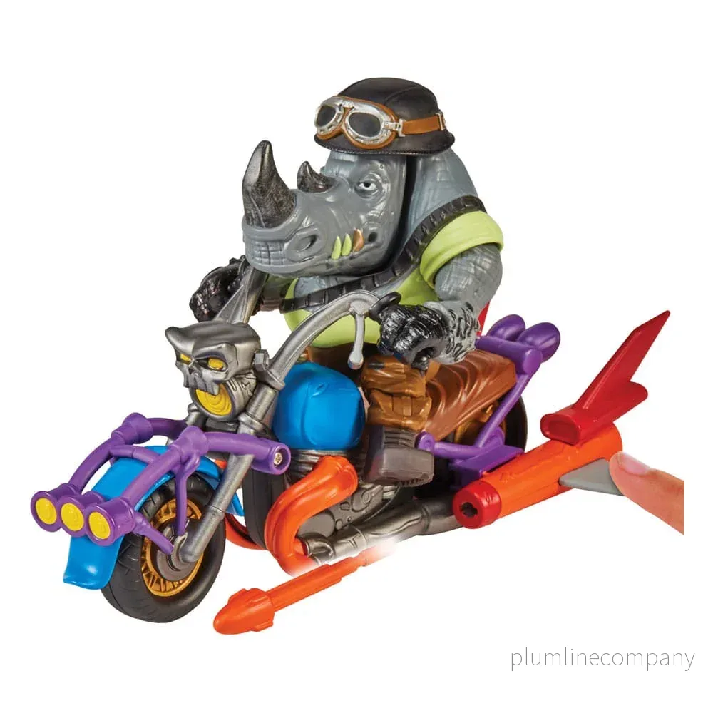 Teenage Mutant Ninja Turtles Actionfigur Chopper med Rocksteady - Bild 2