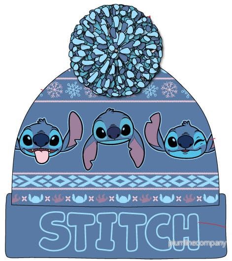 Lilo & Stitch Pom-Pom Mössa Mörkblå - Bild 2