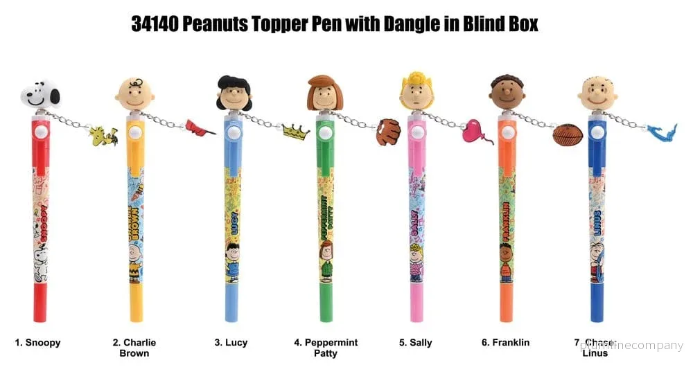 Snoopy 3D Head Topper Spinning Pen Display (16) Snoopy 3D Head Topper Spinning Pen Display (16)