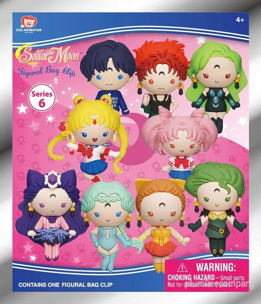 Sailor Moon 3D PVC Bag Clips Series 6 Display (24) - Bild 3