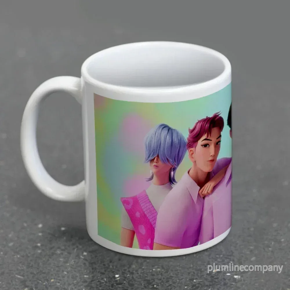 KPop Demon Hunters Mug Saja Boys - Högkvalitativ Keramisk Mugg - Bild 3
