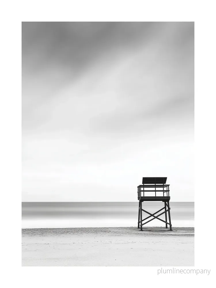 Lifeguard Tower Poster