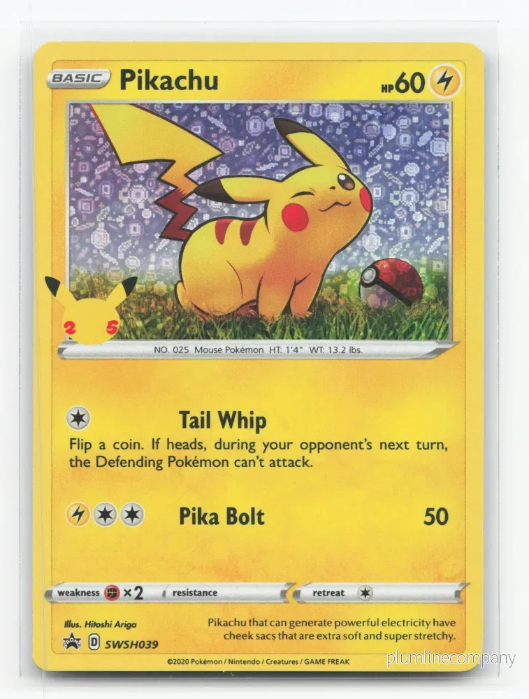 Pikachu SWSH039 - SWSH Black Star Promos