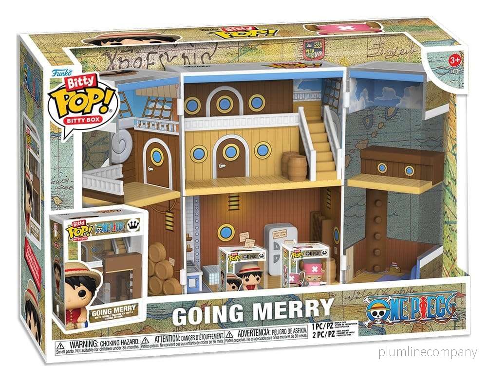 One Piece Bitty POP! Bitty Box Display med 2 vinylfigurer Going Merry One Piece Bitty POP! Bitty Box Display med 2 vinylfigurer Going Merry