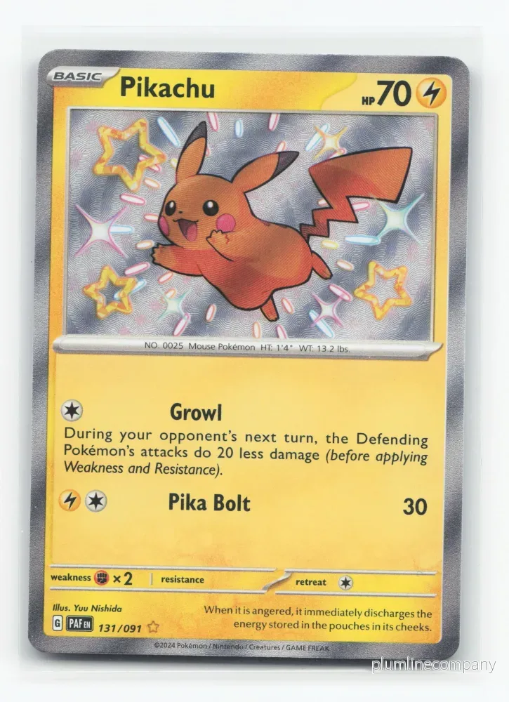 Pikachu 131/091 - Paldean Fates