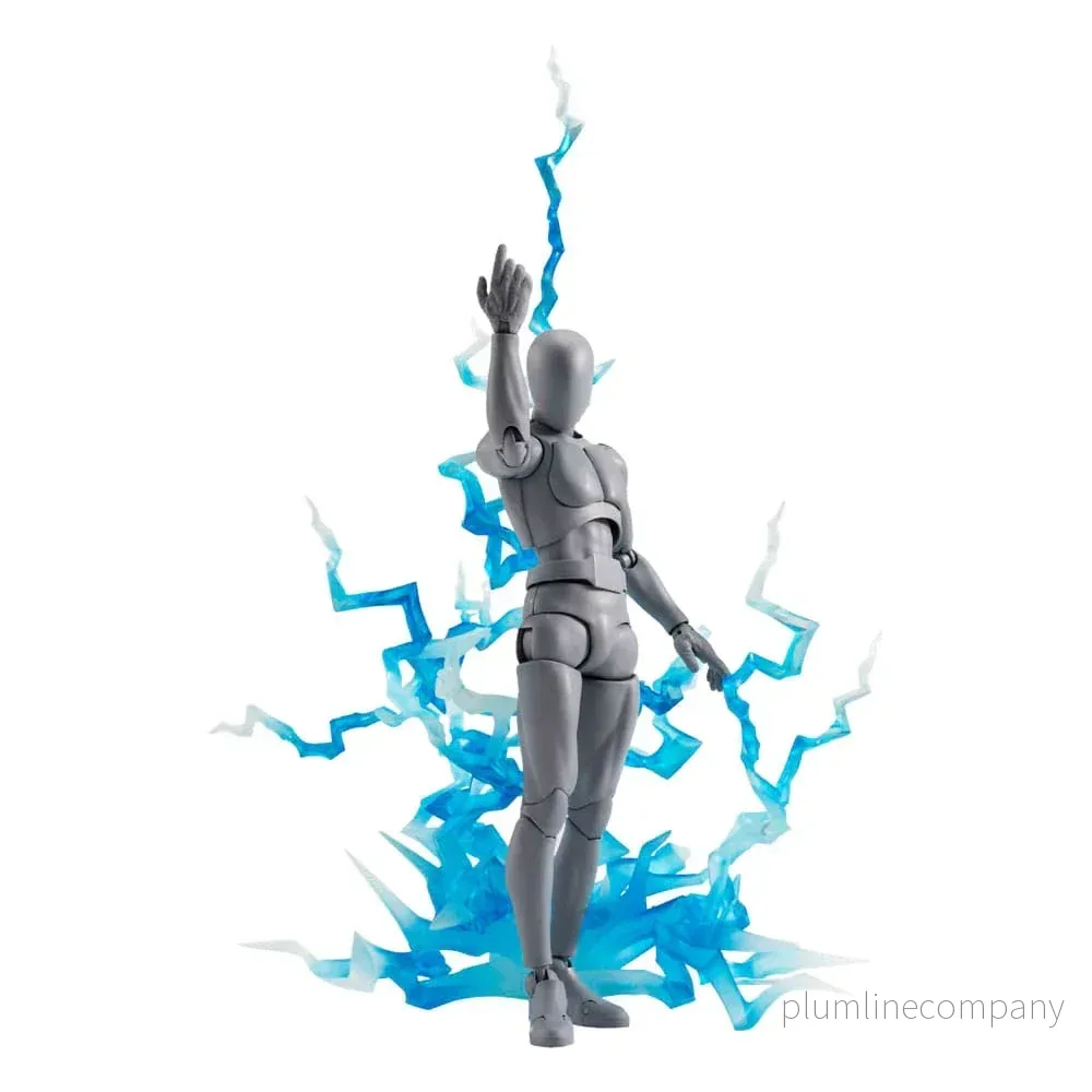 Tamashii Effect Action Figur Tillbehör Thunder Blue Version för S.H.Figuarts