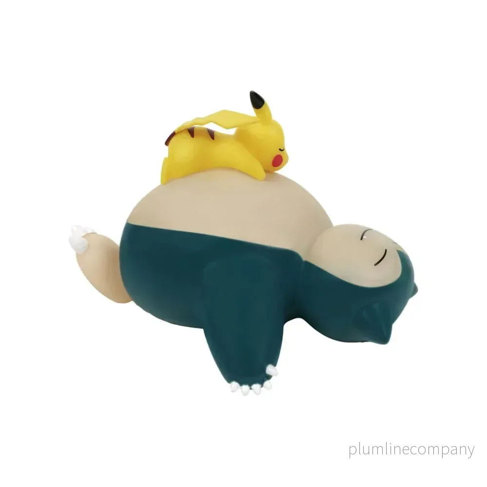Pokémon LED-lampa Snorlax och Pikachu 25 cm - Bild 2