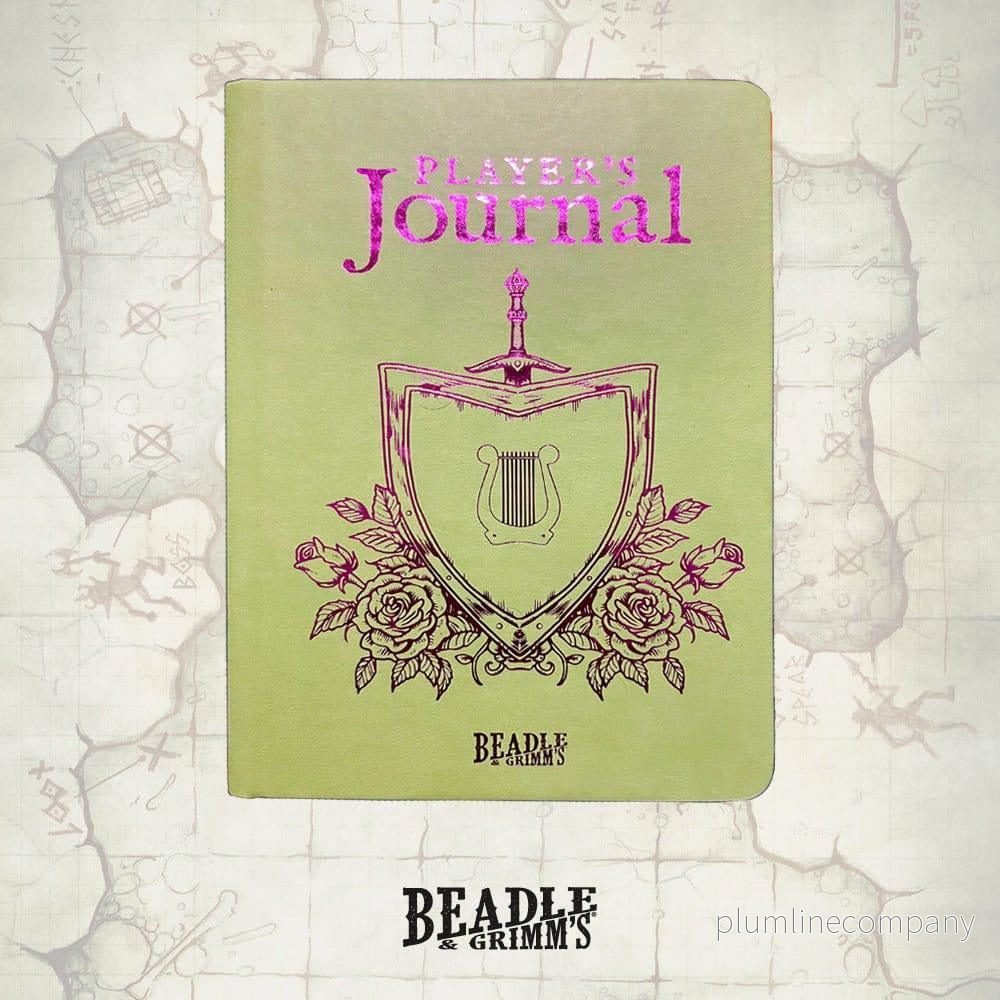 Anteckningsblock A5 Player’s Journal Sage Green Shield