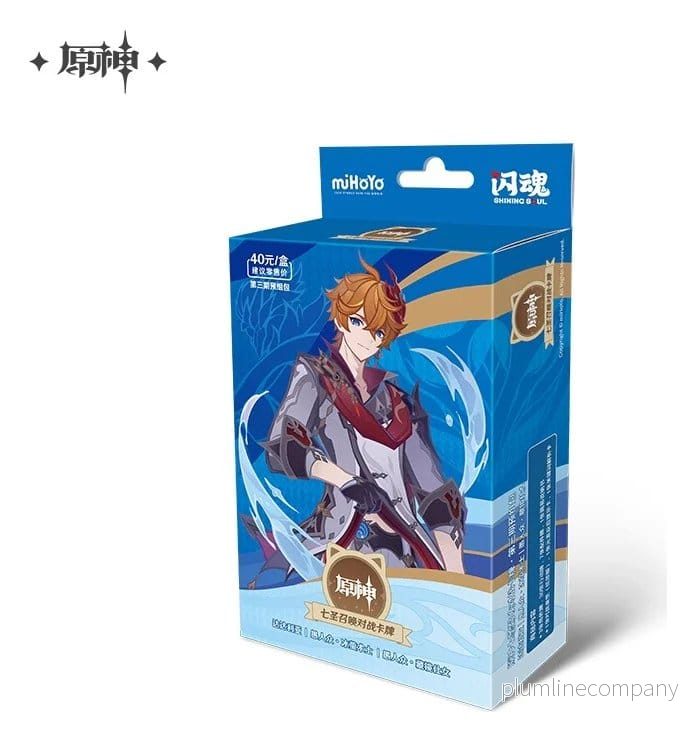 Genshin Impact Trading Card Game Series 03 Förbyggt Startpaket 02 Tartaglia *Kinesisk Version* - Bild 2