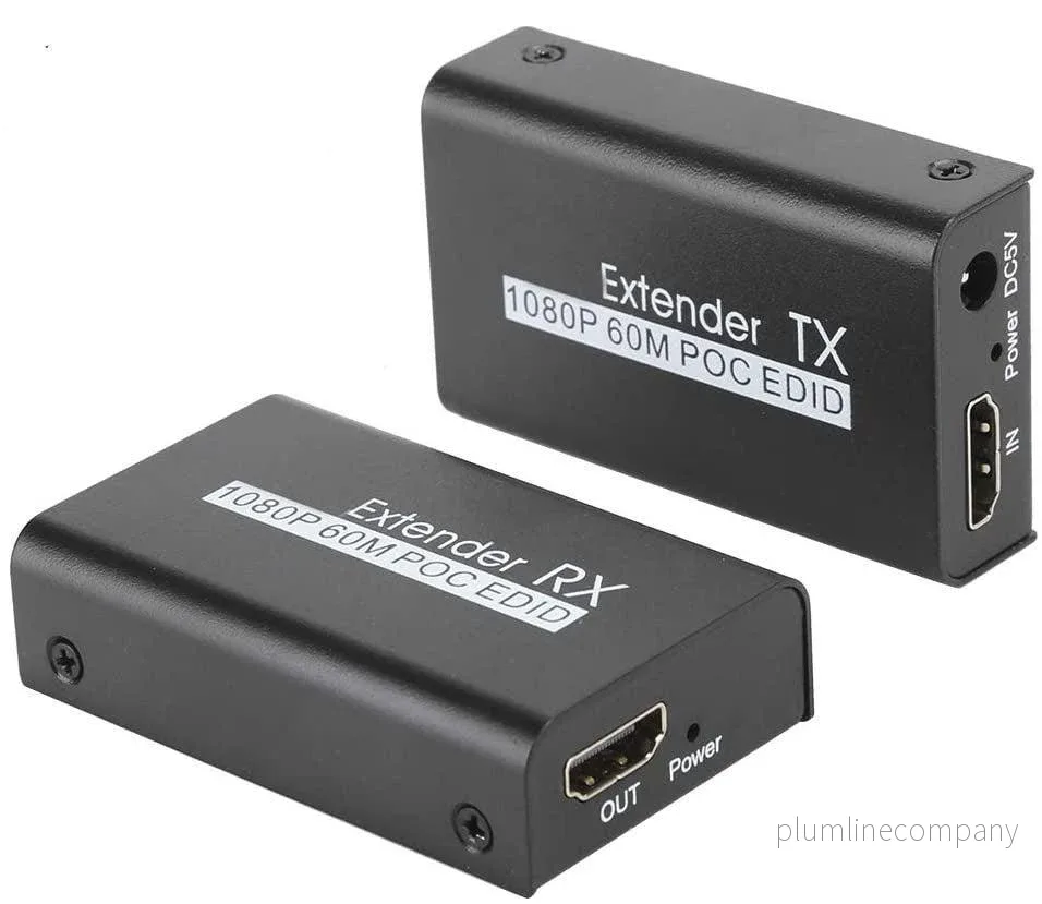 NÖRDIC HDMI Cat6 förlängning 60m 1080P 60Hz HD EDID funktion HDMI Extension Plug & Play NÖRDIC HDMI Cat6 förlängning 60m 1080P 60Hz HD EDID funktion HDMI Extension Plug & Play