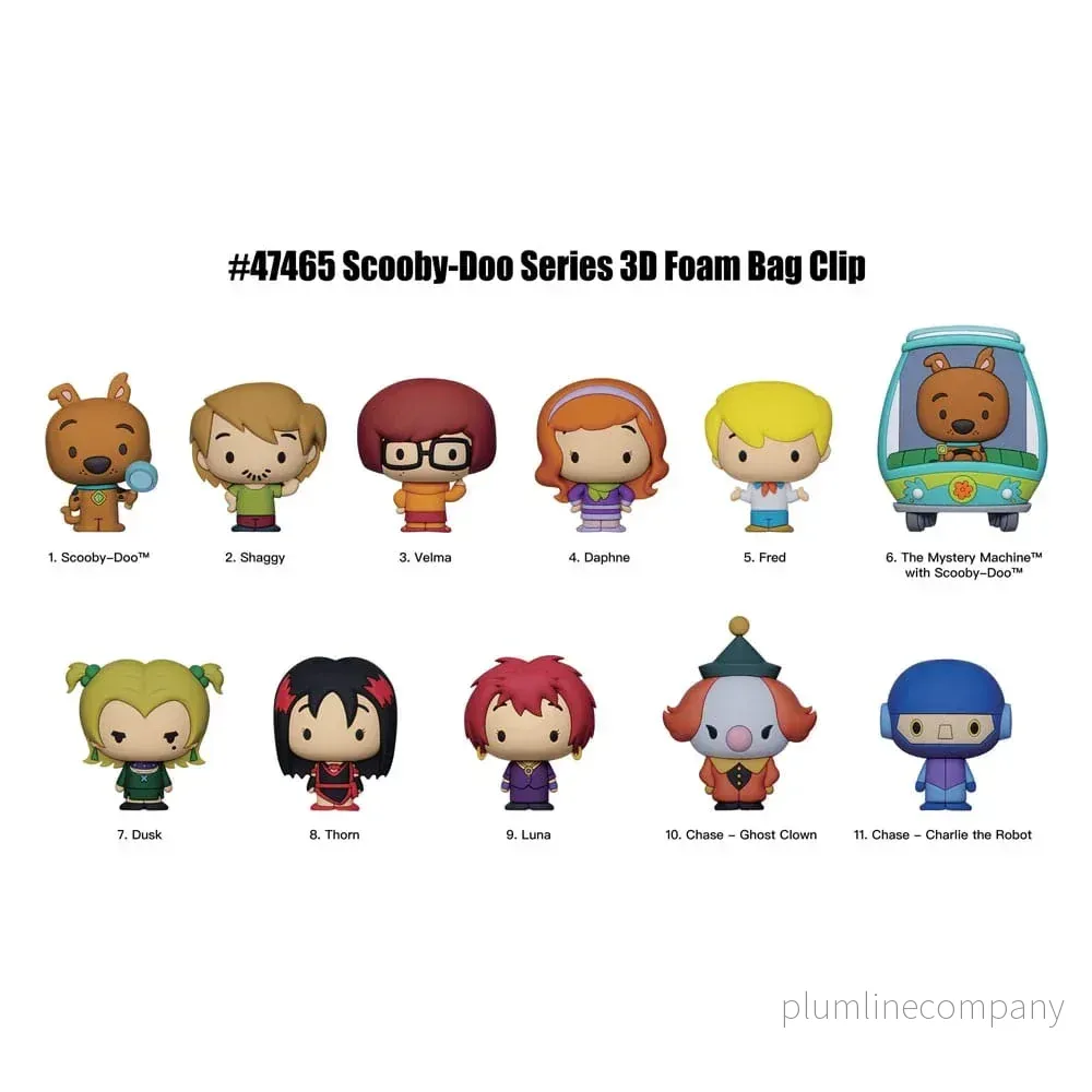 Scooby-Doo 3D PVC Bag Clips Series 2 Display (24) Scooby-Doo 3D PVC Bag Clips Series 2 Display (24)