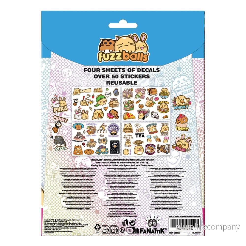 Fuzzballs Tech Sticker Pack - Gör din teknik sötare och roligare! - Bild 3