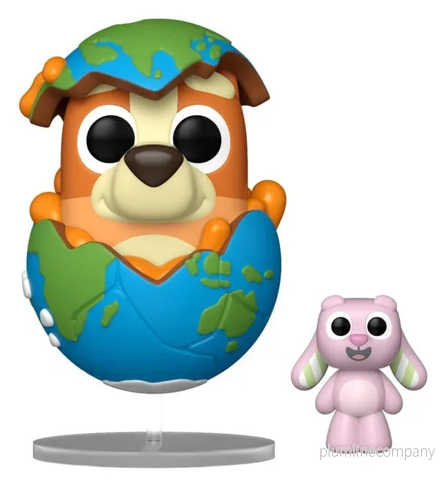 Bluey POP! & Buddy-figur Sömniga Bingo med Fladdrande Kanin 9 cm Bluey POP! & Buddy-figur Sömniga Bingo med Fladdrande Kanin 9 cm