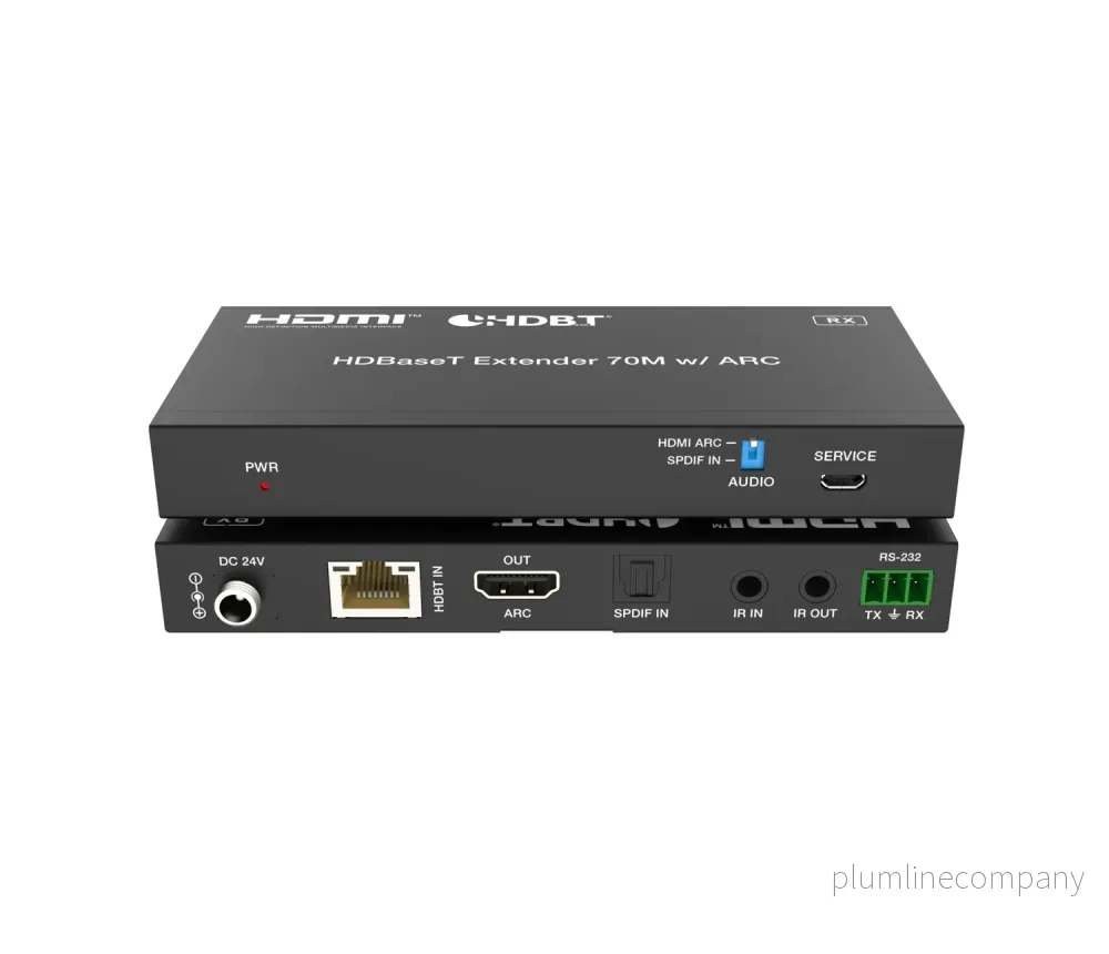 NÖRDIC HDMI 4K60 HDBaseT-förlängare med Toslink och ARC 70m CAT6 NÖRDIC HDMI 4K60 HDBaseT-förlängare med Toslink och ARC 70m CAT6