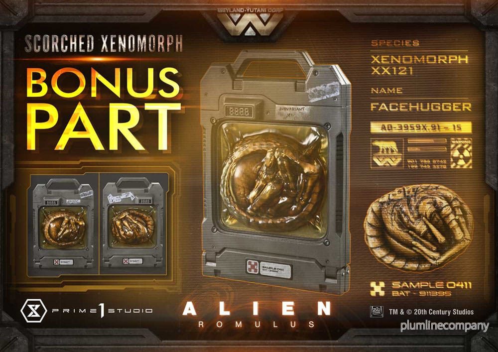Alien: Romulus Museum Masterline XL staty 1/3 Scorched Xenomorph Deluxe Bonus Version 98 cm - Bild 2
