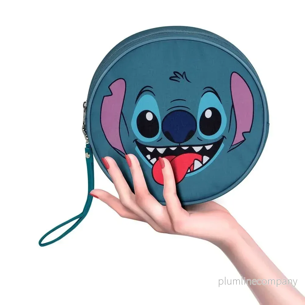 Lilo & Stitch Jumbo Necessär Ansikte Blå - Bild 2