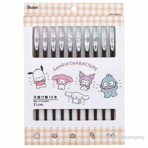 Sanrio 10-Pack Karaktärsorienterade Ättpinnar