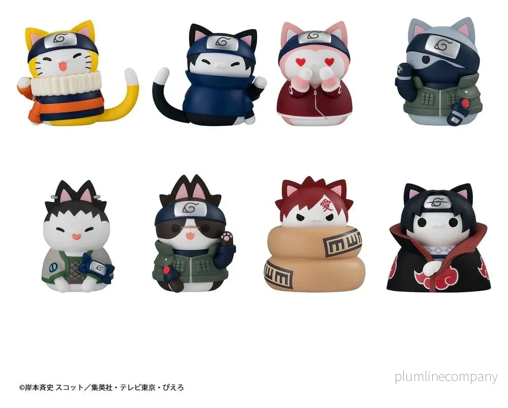 Naruto Mega Cat Projekt Minifigurer 3 cm Nyaruto! Katter från Konoha by Reboot Blind Box Display (8) (Upprepad) Naruto Mega Cat Projekt Minifigurer 3 cm Nyaruto! Katter från Konoha by Reboot Blind Box Display (8) (Upprepad)