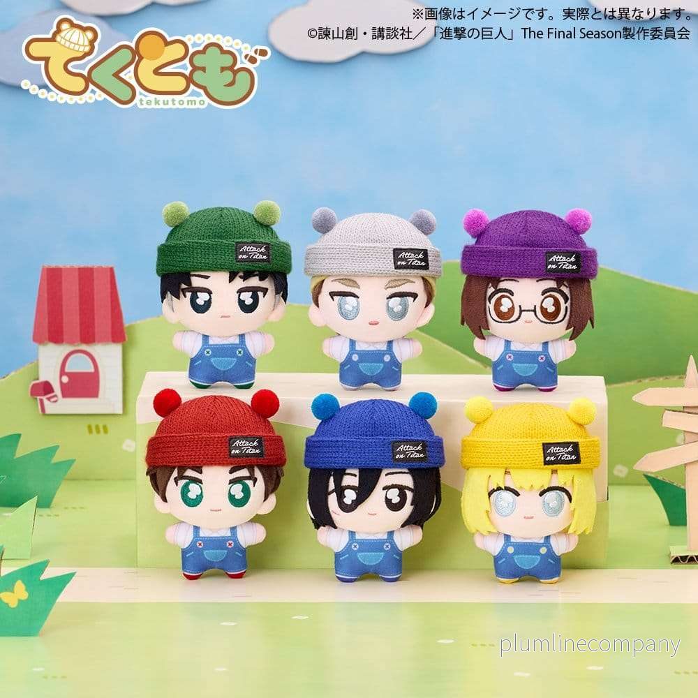 Attack on Titan tekutomo mjuka nyckelringar Blind Box Display (6) - Bild 3