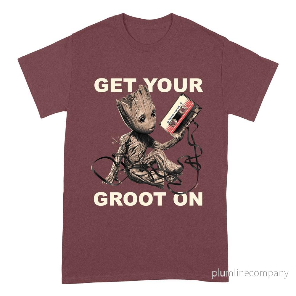 Marvel T-shirt Guardians Of The Galaxy Vol. 2 Get Your Groot On Marvel T-shirt Guardians Of The Galaxy Vol. 2 Get Your Groot On