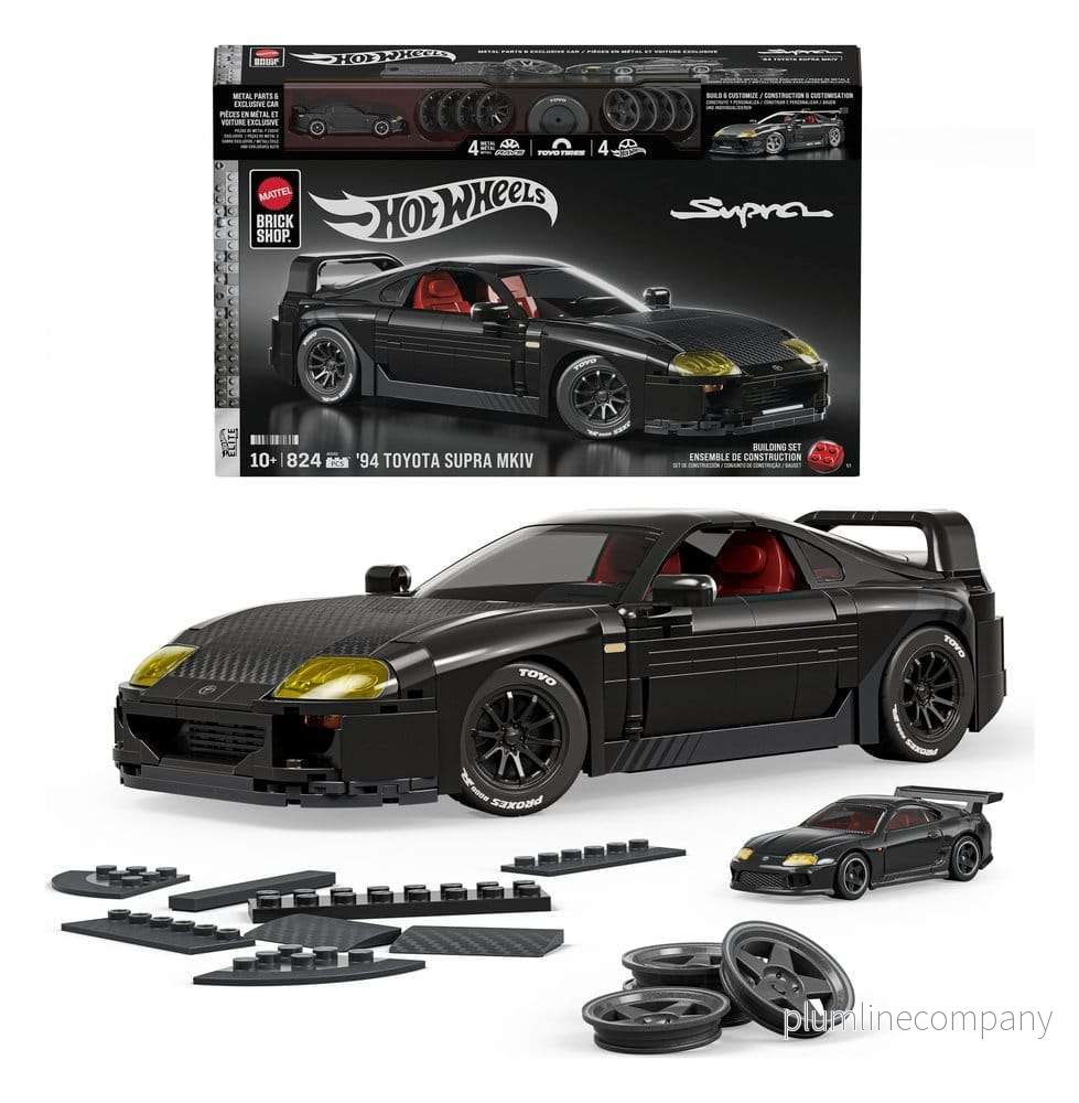Hot Wheels Elite Mattel Brick Shop byggsats 1/16 ’94 Toyota Supra MKIV Hot Wheels Elite Mattel Brick Shop byggsats 1/16 ’94 Toyota Supra MKIV