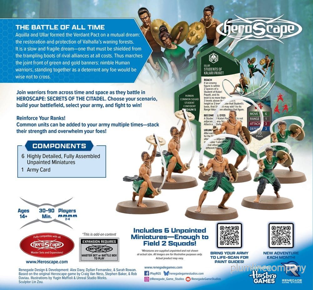 Heroscape Brädspel Arméexpansion Studenter från Kalari Pyatt *Engelsk Version* - Bild 2