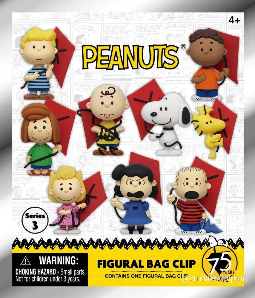 Snoopy 3D PVC Bag Clips Series 3 Blind Bag Display (24) - Bild 3