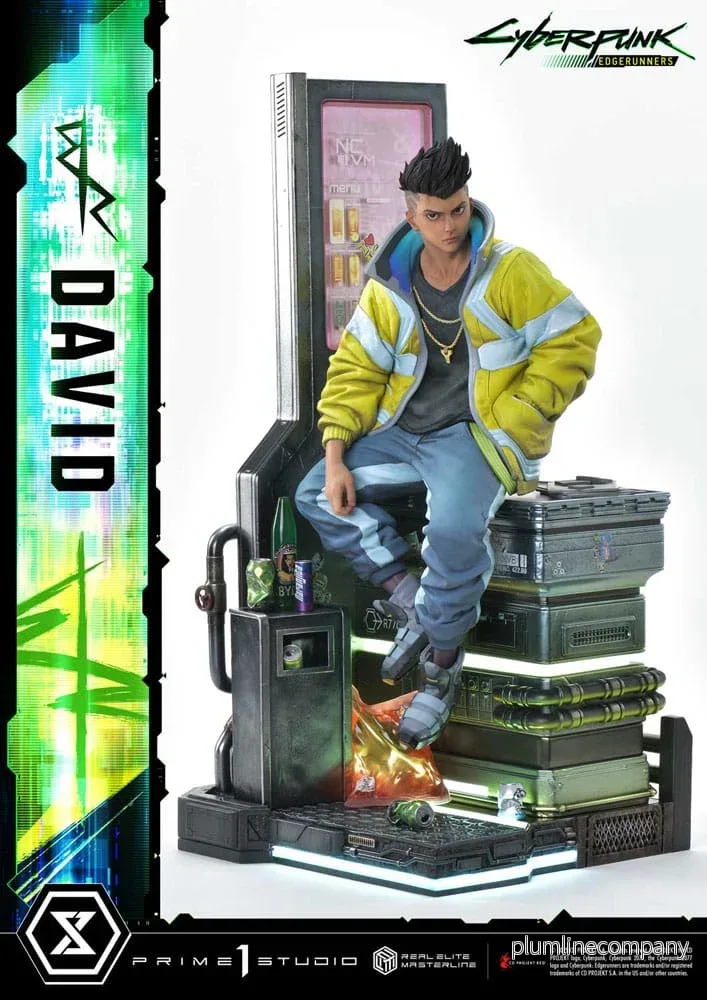 Cyberpunk: Edgerunners Real Elite Masterline Series-staty 1/4 David 58 cm Cyberpunk: Edgerunners Real Elite Masterline Series-staty 1/4 David 58 cm