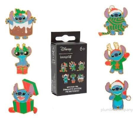 Disney by Loungefly Emalj Pins Blind Box Stitch Holiday Display (18) Disney by Loungefly Emalj Pins Blind Box Stitch Holiday Display (18)
