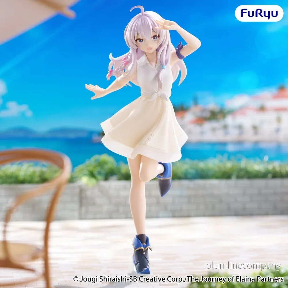 Resan med Elaina Muchute PVC-figur Elaina Vit Ver. 20 cm
