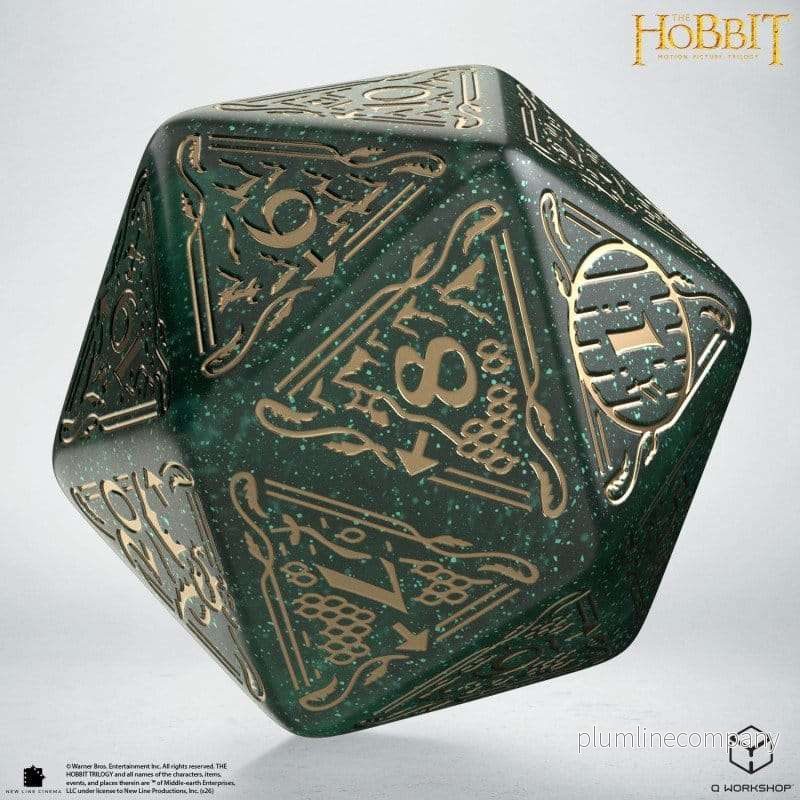 The Hobbit Spindown Jumbo Die Verdant TCG D20 The Hobbit Spindown Jumbo Die Verdant TCG D20