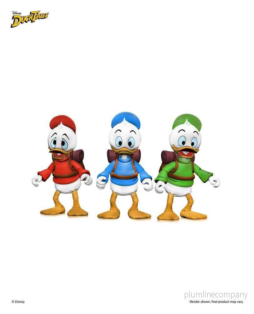 DuckTales Ultimata Actionfigur 3-Pack Huey, Dewey och Louie 18 cm - Bild 2