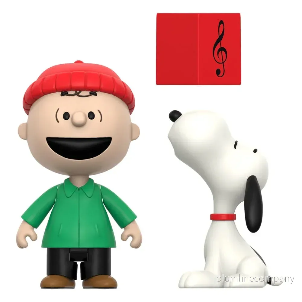 Peanuts ReAction Actionfigur 2-Pack Brown och Snoopy (Sjungande) 10 cm - Bild 2