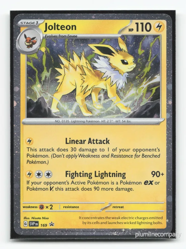 Jolteon 169 - Scarlet & Violet Black Star Promos