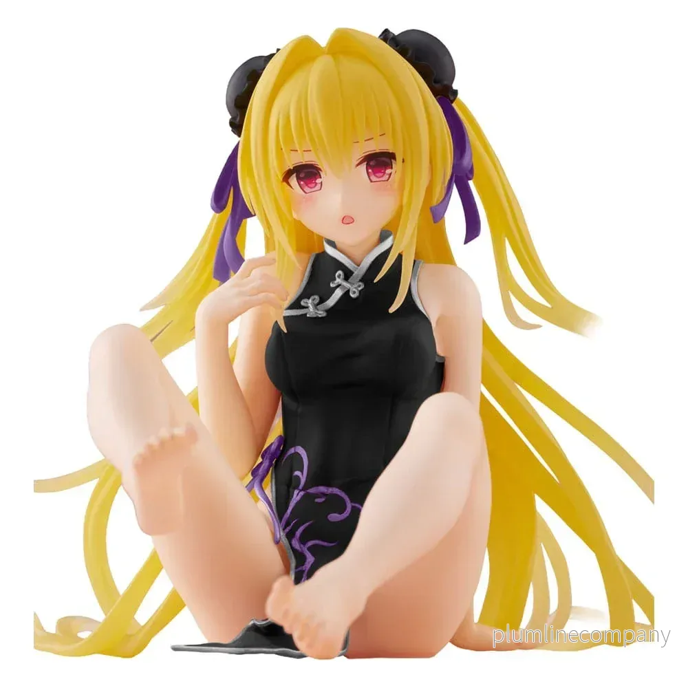 To Love-Ru Darkness PVC Figur Desktop Söt Figur Golden Darkness (Kina Klädd Ver.) Förnyelse 13 cm - Bild 2