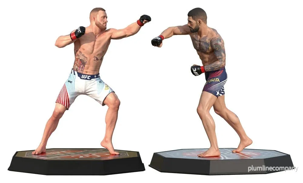 UFC McFarlane SportsPicks Actionfigur 2-pack Ilia Topuria vs Justin Gaethje (Freedom 250) 18 cm UFC McFarlane SportsPicks Actionfigur 2-pack Ilia Topuria vs Justin Gaethje (Freedom 250) 18 cm