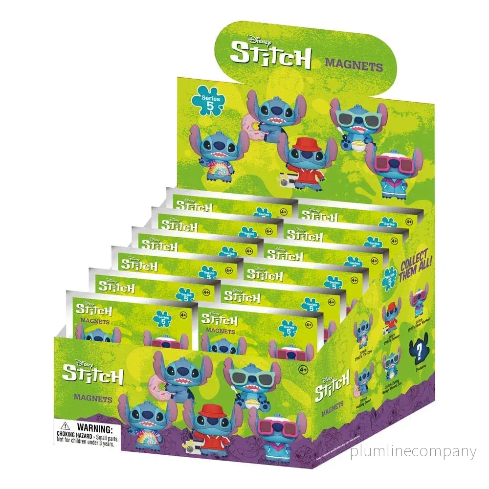 Lilo & Stitch 3D Magnets Stitch Series 5 Blind Pack Display (12) Lilo & Stitch 3D Magnets Stitch Series 5 Blind Pack Display (12)