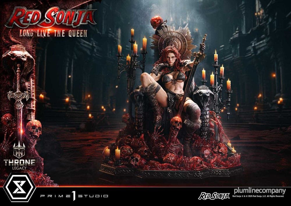 Red Sonja Throne Legacy Collection Statue 1/3 Red Sonja: Long Live the Queen 77 cm - Bild 3