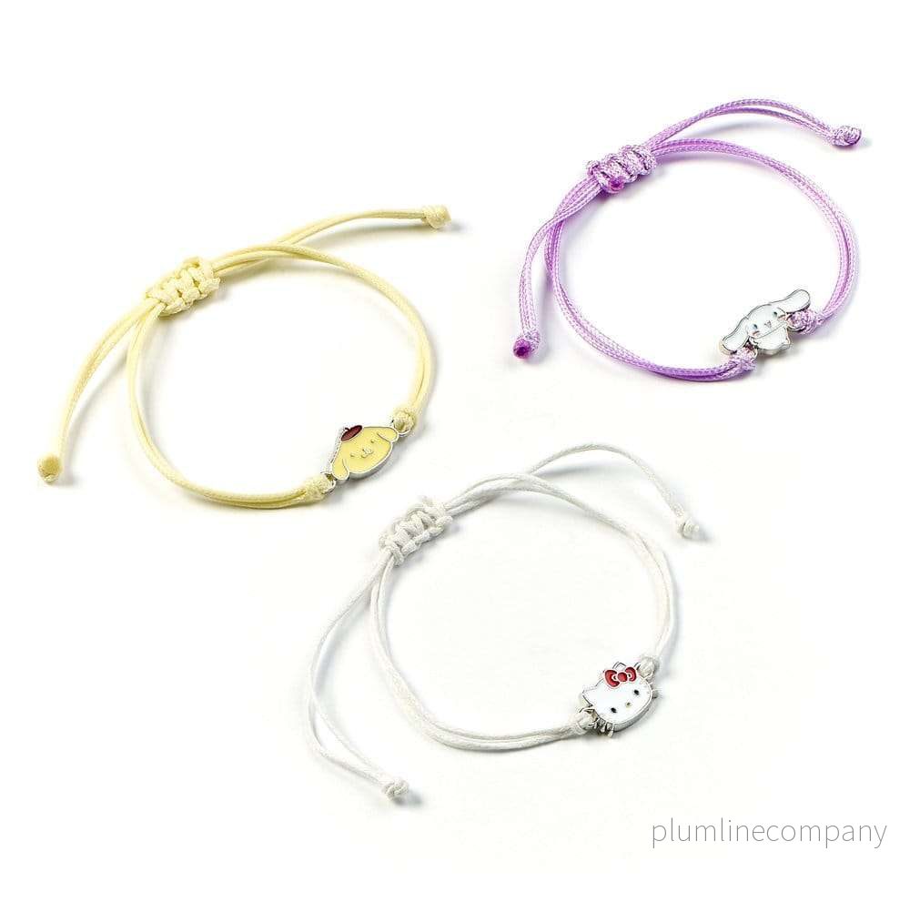 Sanrio armband 3-pack Hello Kitty, Cinnamonroll och Pompompurin Sanrio armband 3-pack Hello Kitty, Cinnamonroll och Pompompurin
