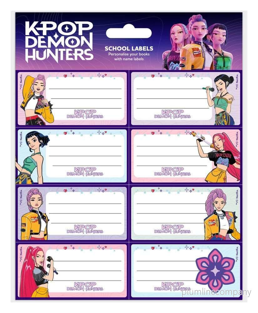KPop Demon Hunters Skoletiketter Hunter/X KPop Demon Hunters Skoletiketter Hunter/X