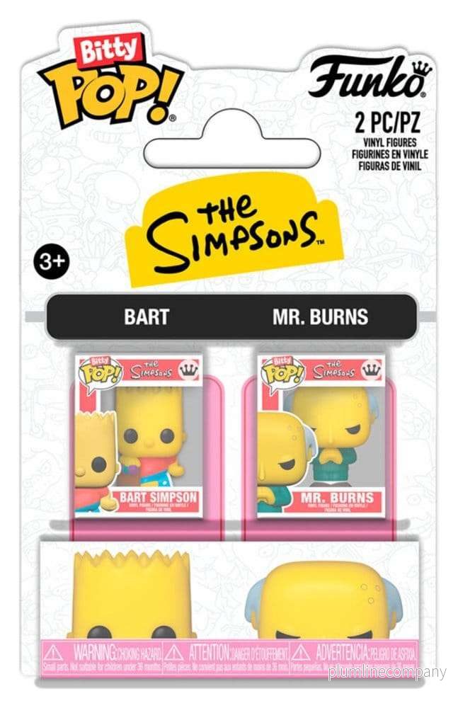 Simpsons Bitty POP! figurer 2-pack B & Mr. B 2 cm