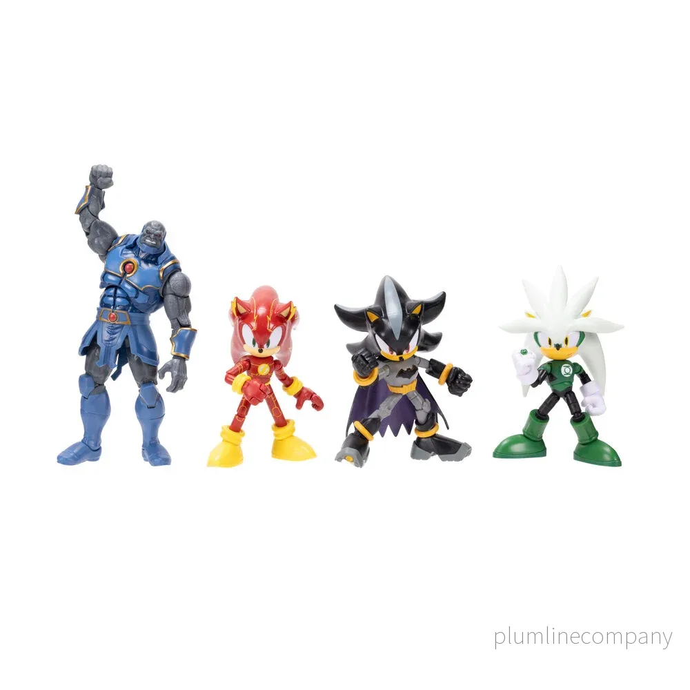 DC Comics Sonic The Hedgehog paket 4 figurer 12cm - Bild 2