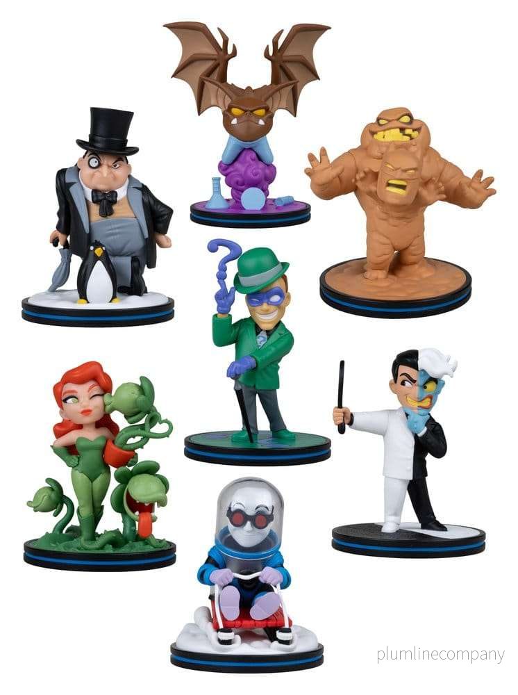 Batman: The Animated Series Q-Fig Deluxe minifigurer 10 cm Wave 1 assortering (12) Batman: The Animated Series Q-Fig Deluxe minifigurer 10 cm Wave 1 assortering (12)