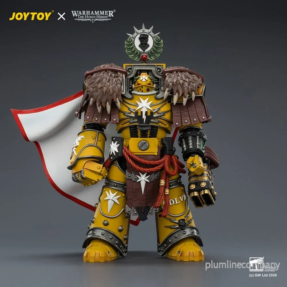 Warhammer Actionfigur Imperial Fists Lord Castellan Evander Garrius, Tyrannen av Cthonia 14 cm - Bild 2