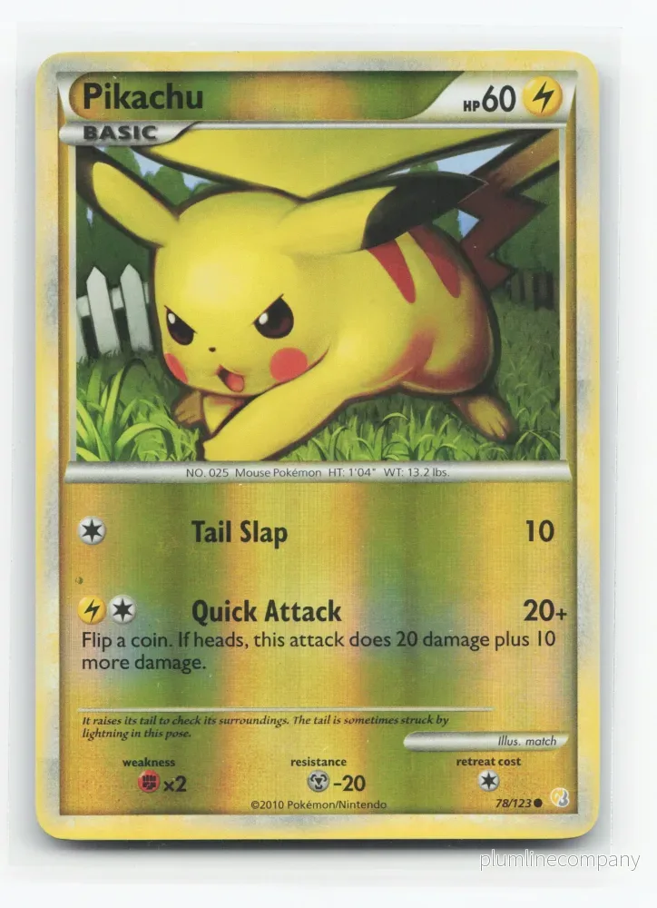 Pikachu 78/123 – HeartGold & SoulSilver Pikachu 78/123 – HeartGold & SoulSilver